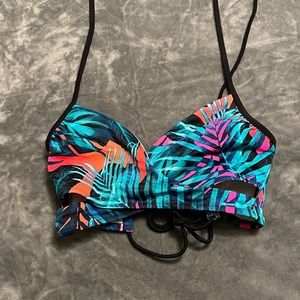 women’s bikini top from pink